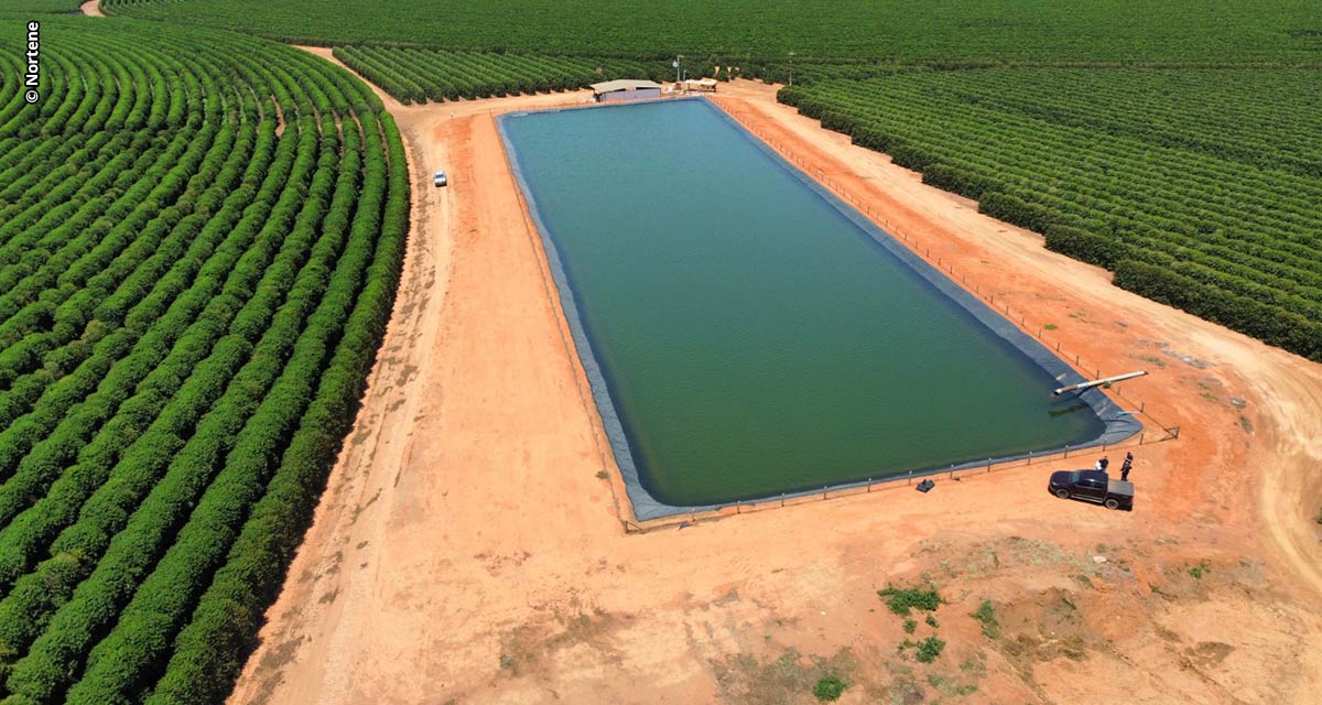 Segurança é importante na hora de instalar reservatórios de água para irrigação